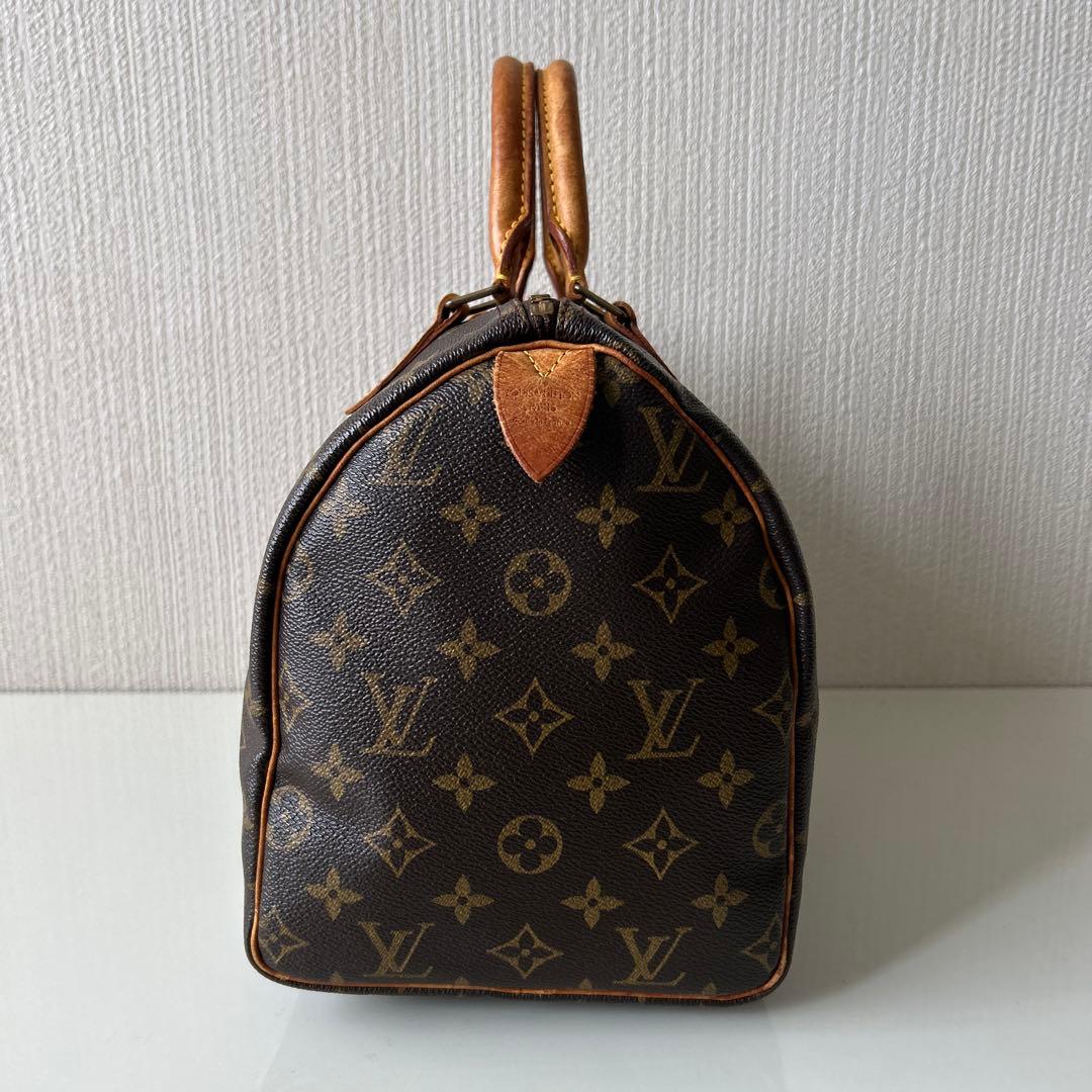 LOUIS VUITTON スピーディ30 モノグラム ミニボストン SN•鍵付