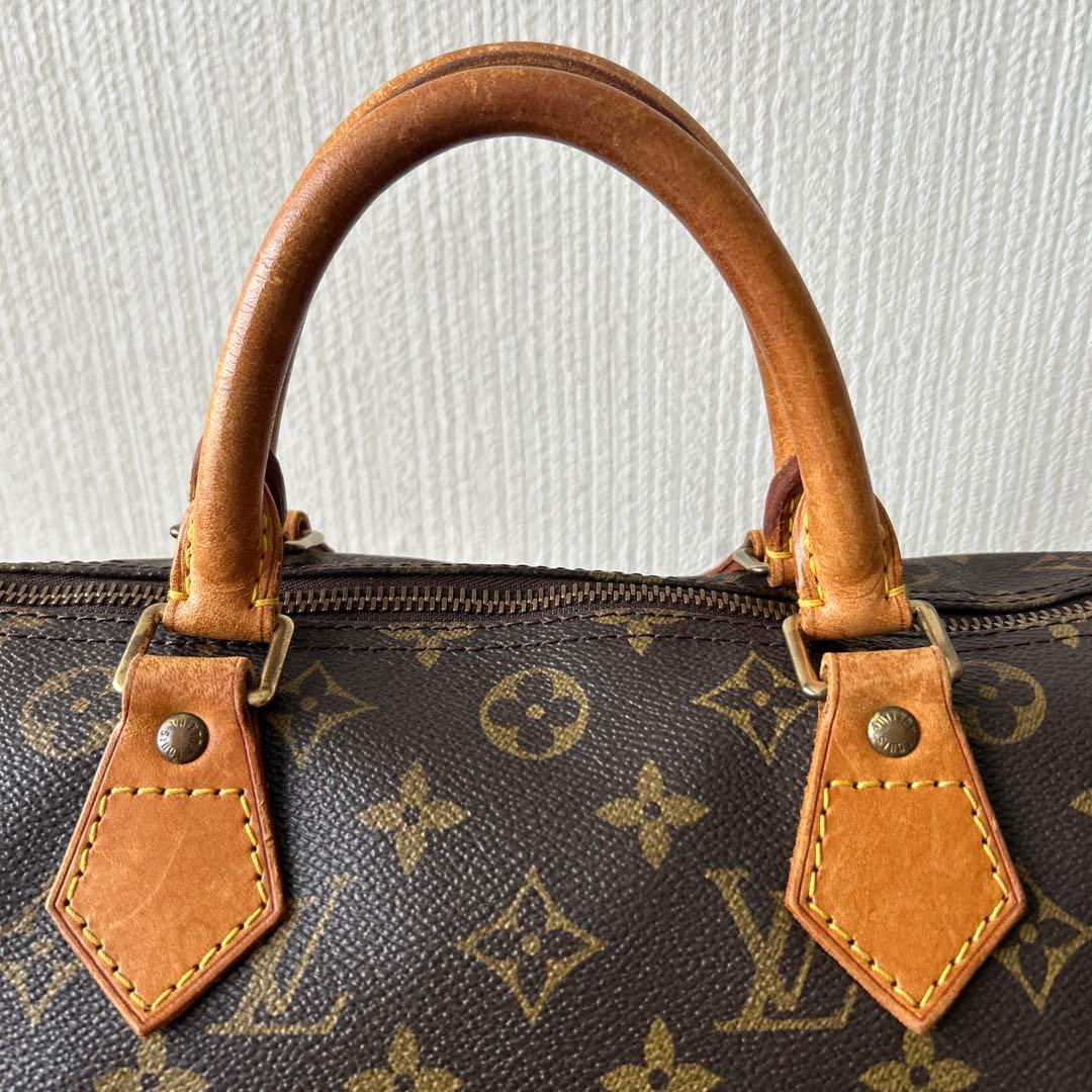 LOUIS VUITTON スピーディ30 モノグラム ミニボストン SN•鍵付