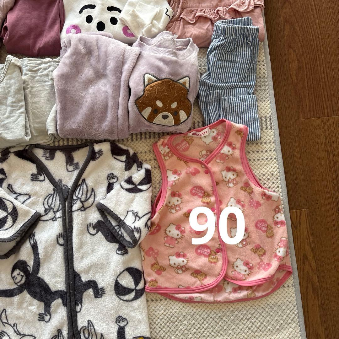 【まとめ売り】アウター付き80-100cm 女の子　秋冬春服