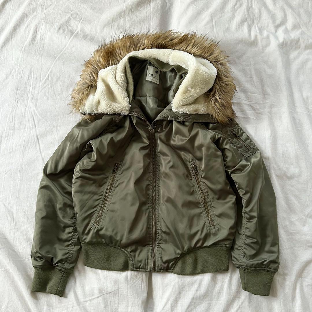 n2b archive fur jacket ma-1 y2k 短丈 00s