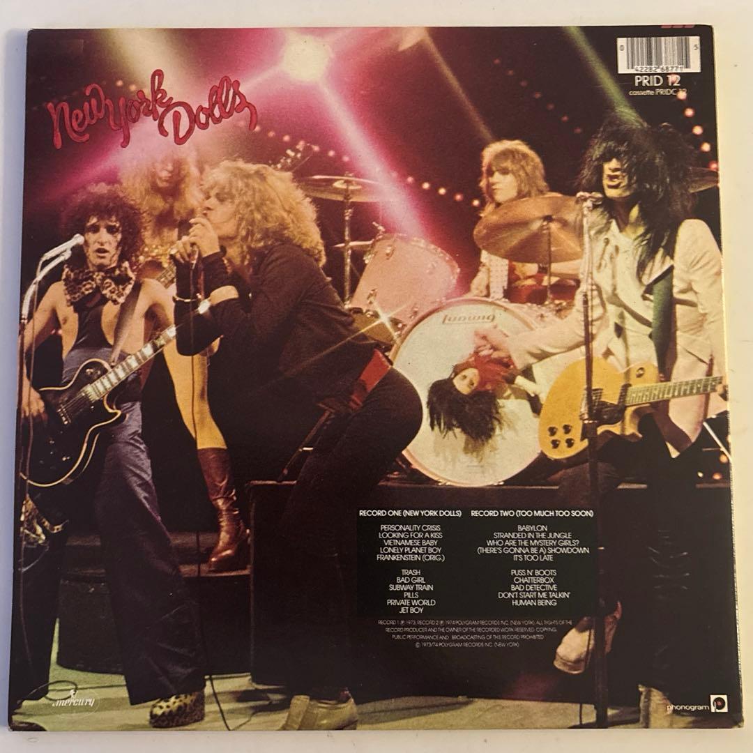 洋楽 New York Dolls 2 Record Set LP 1st&2nd