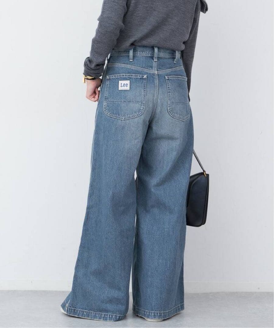 Deuxieme Classe Lee 別注 デニムワイドペインターパンツ 34