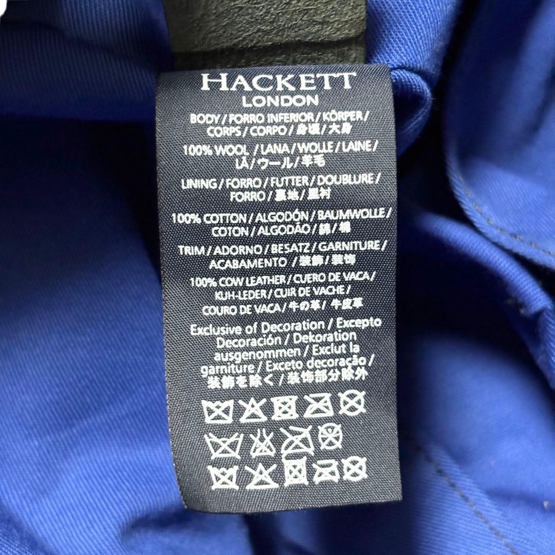 美品 HACKETT ハケット ツイード ボストンバッグ イングランド製 大容量