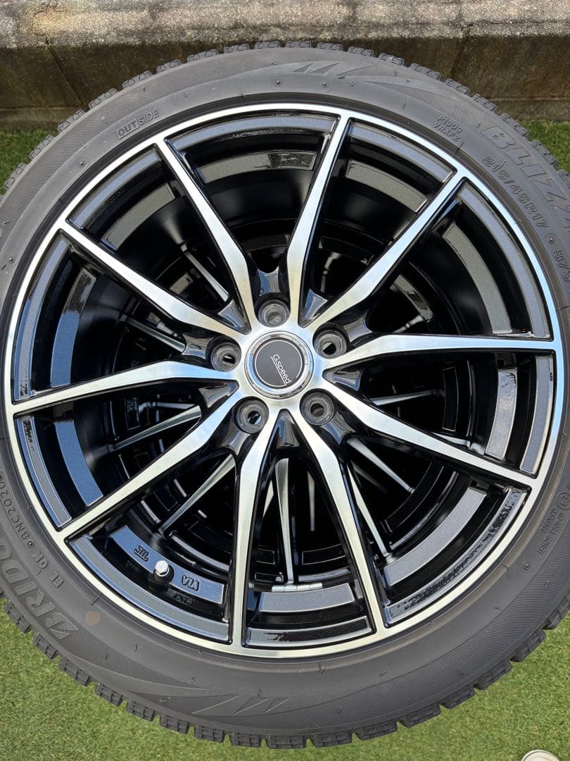 17インチ スタッドレスタイヤ ホイールセット　215/45 R17 87S
