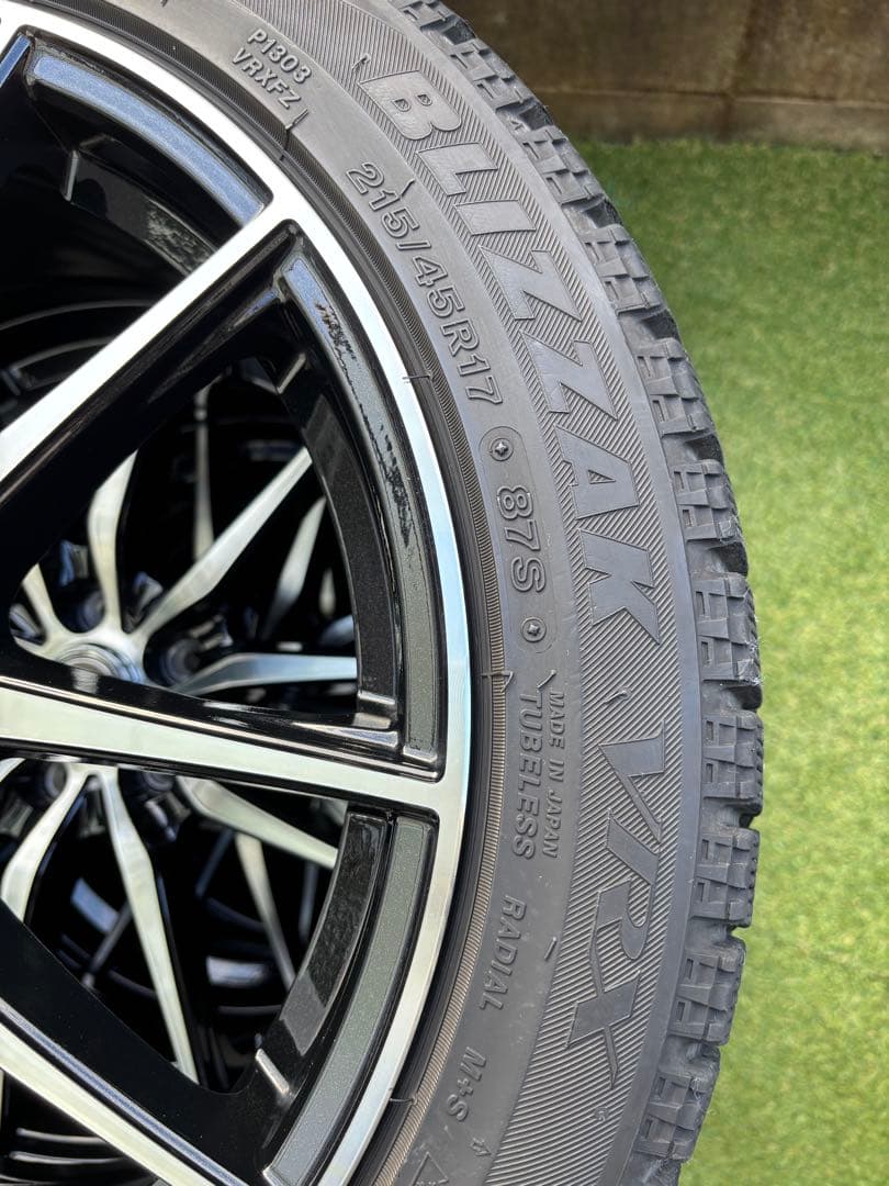 17インチ スタッドレスタイヤ ホイールセット　215/45 R17 87S