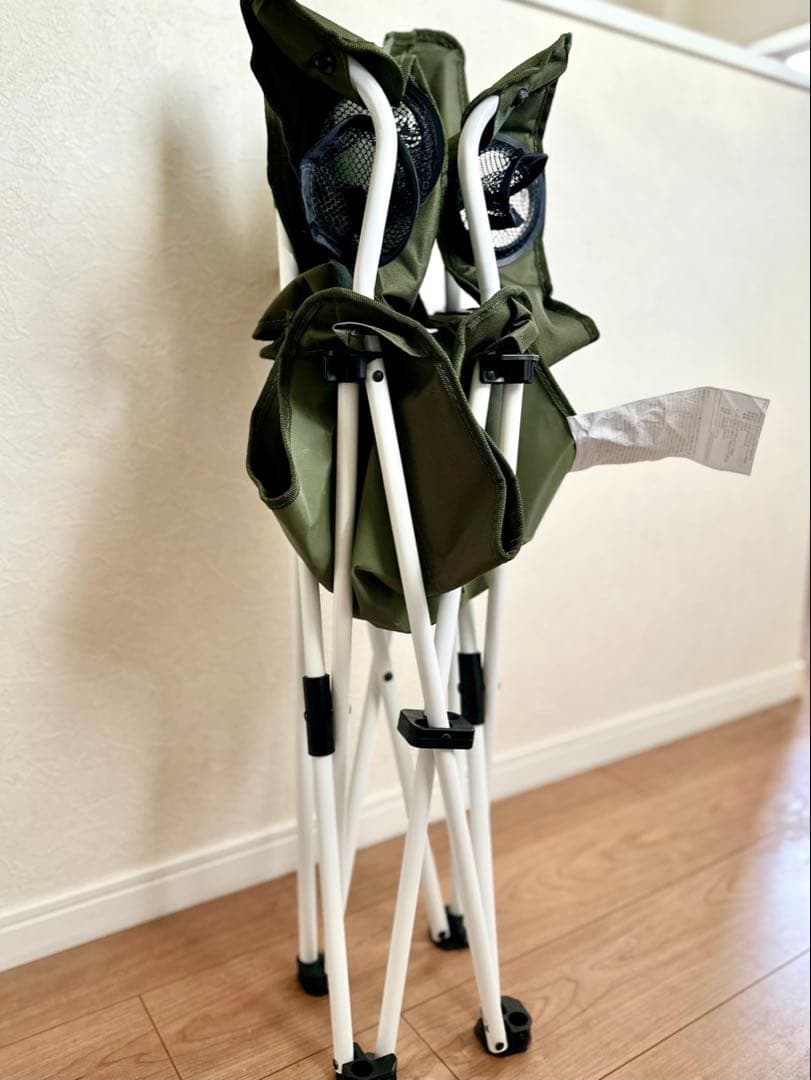 【ta】Coleman 折りたたみチェア オリーブグリーン 2脚セット