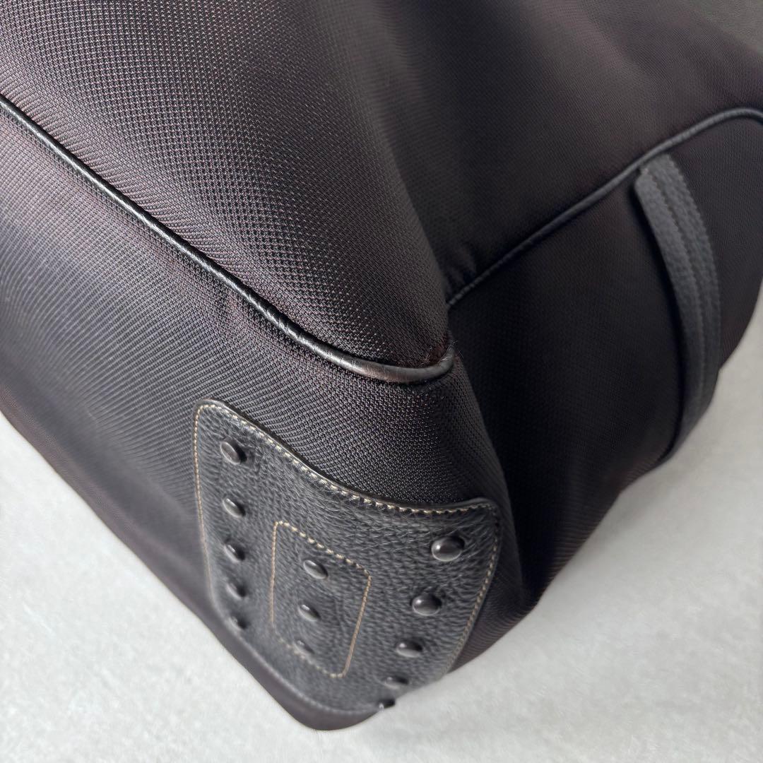 Tod's トッズ ボストンバッグ ショルダー 2way ブラウン レザー