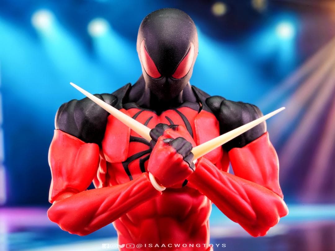 新しい未開封 MESS TOYS製のスカーレット・スパイダーケイン
