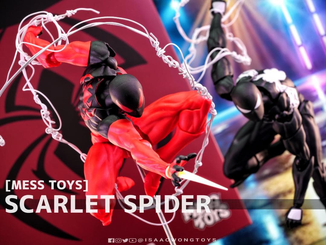 新しい未開封 MESS TOYS製のスカーレット・スパイダーケイン