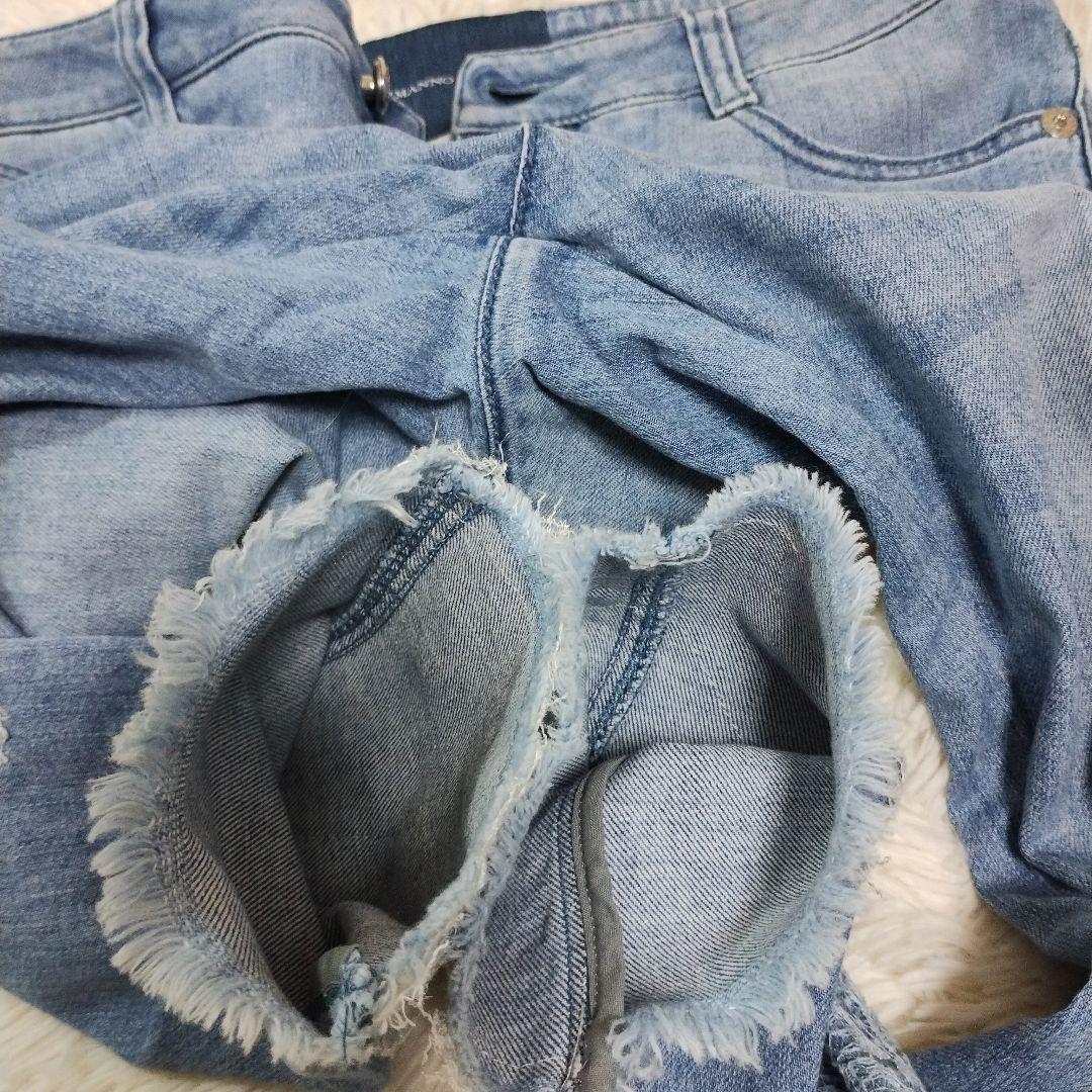 ✨️美品✨️ ERMANNO SCERVINO デニム レース装飾