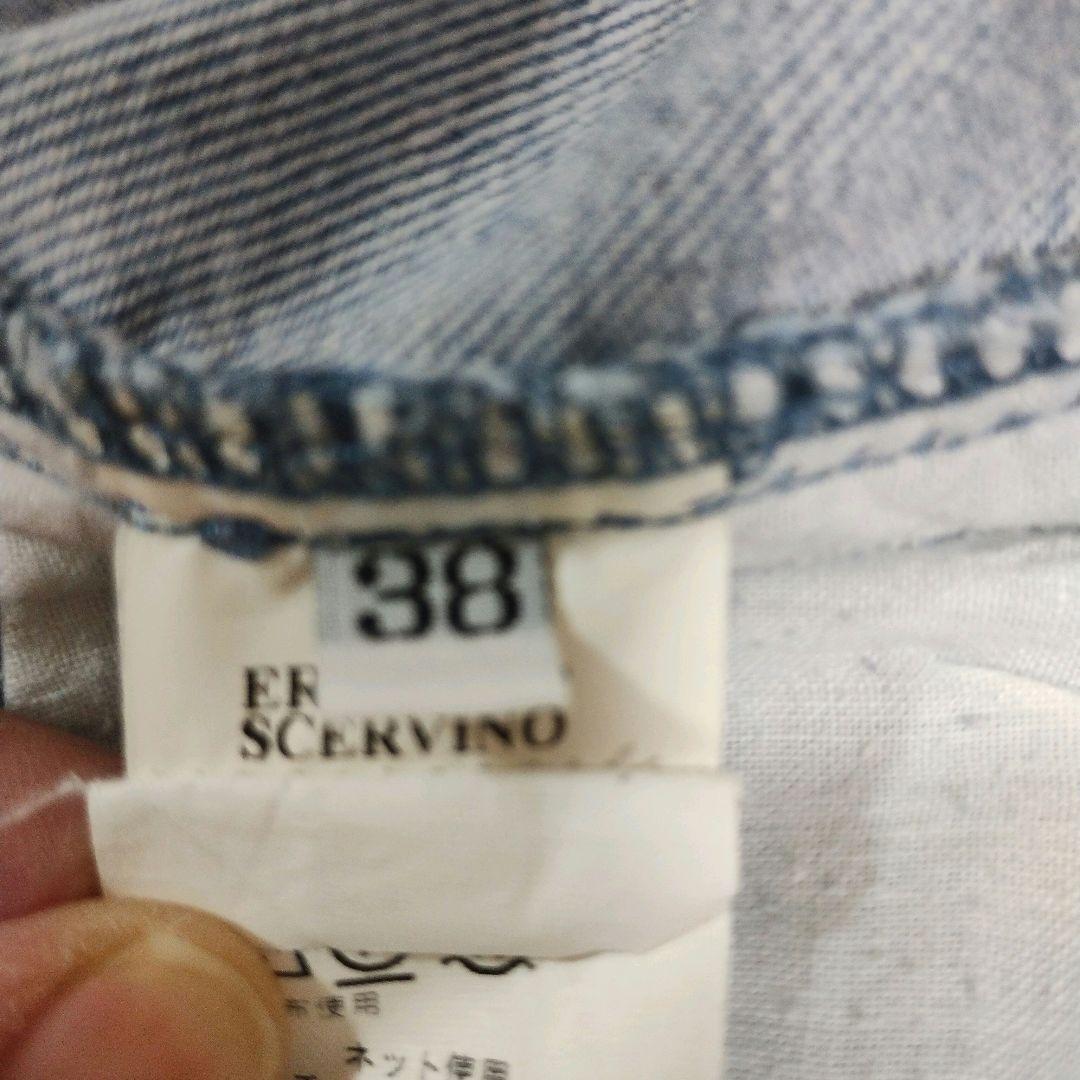✨️美品✨️ ERMANNO SCERVINO デニム レース装飾