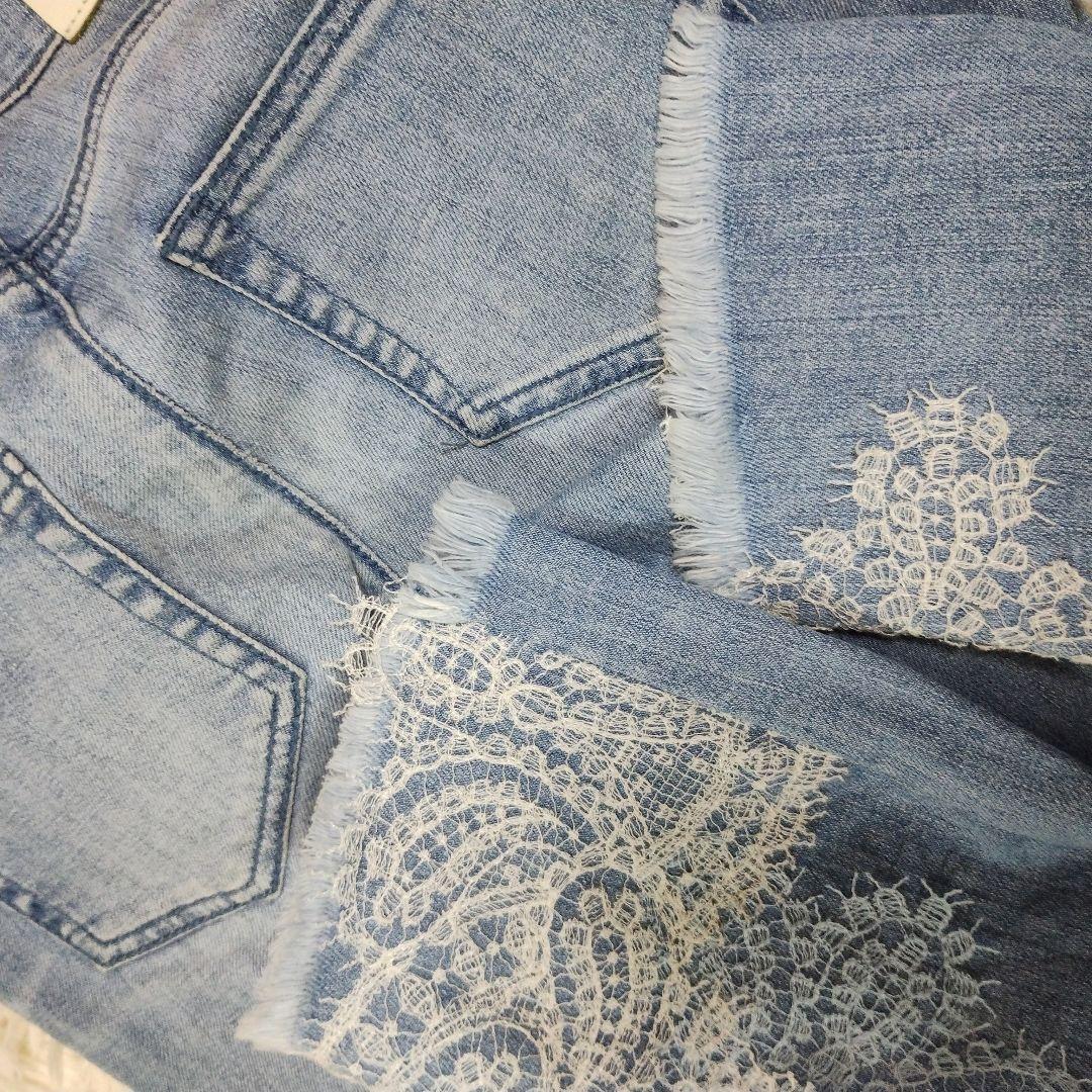 ✨️美品✨️ ERMANNO SCERVINO デニム レース装飾