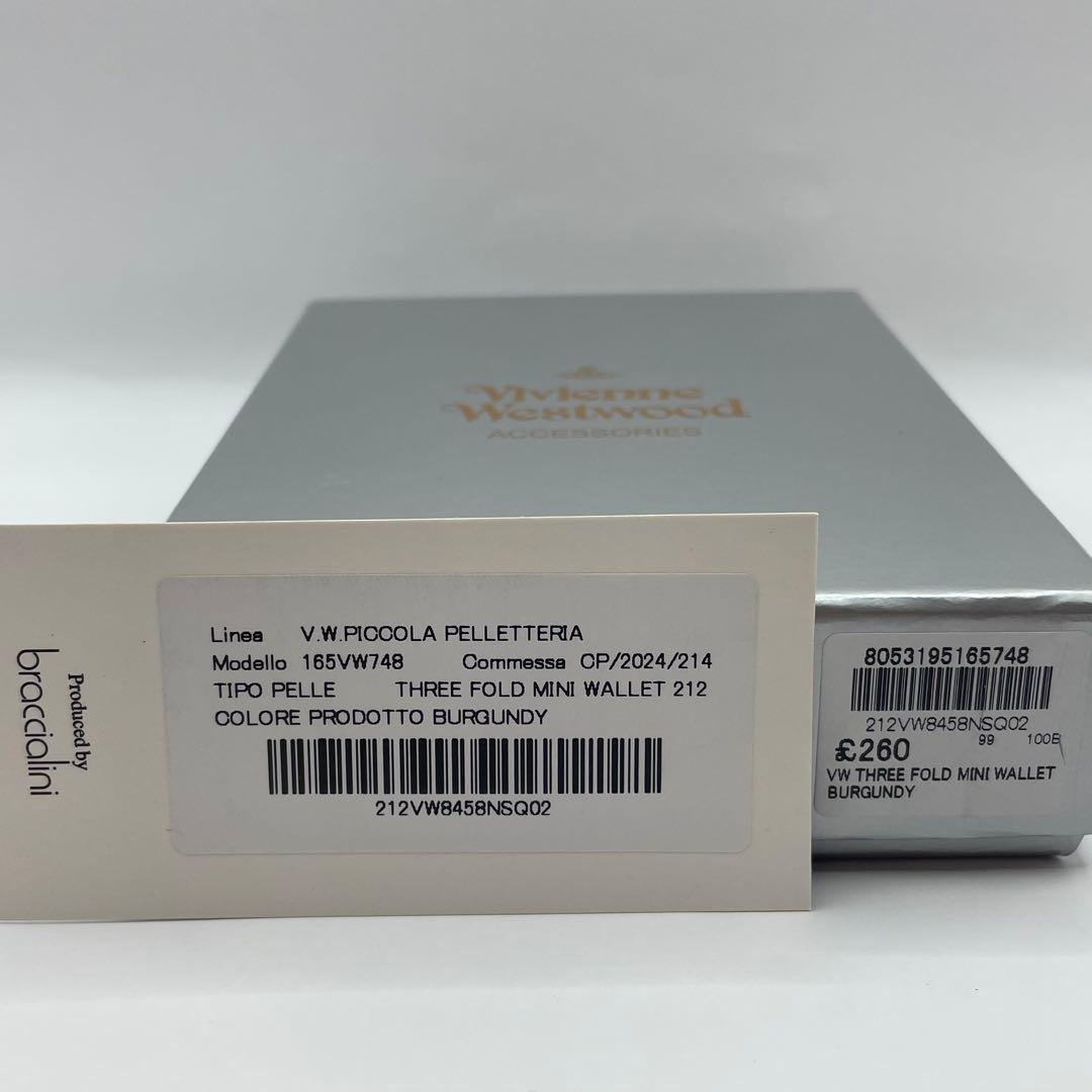 新品未使用 VivienneWestwood 三つ折り財布 165VW748