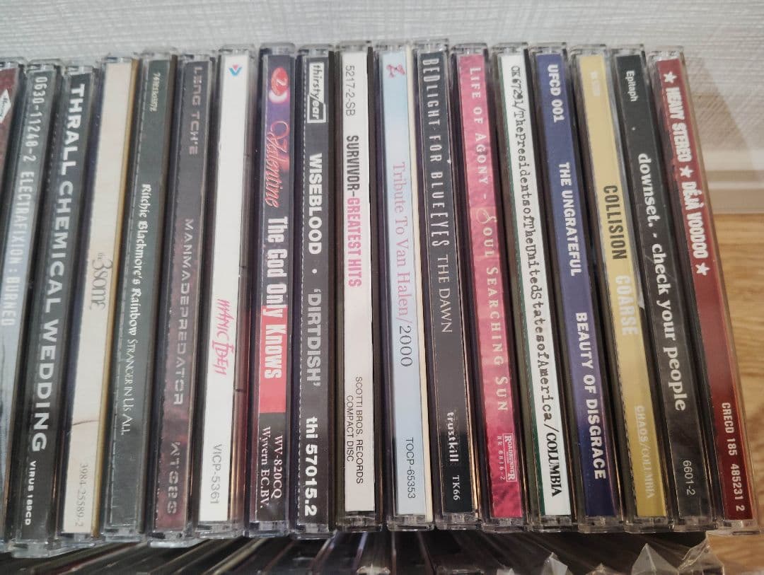 中古　ロック　ハードロック ハードコア　ヘヴィーメタル　など　ＣＤ ４９枚まとめ