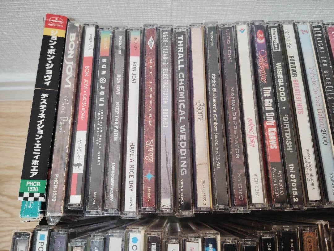 中古　ロック　ハードロック ハードコア　ヘヴィーメタル　など　ＣＤ ４９枚まとめ