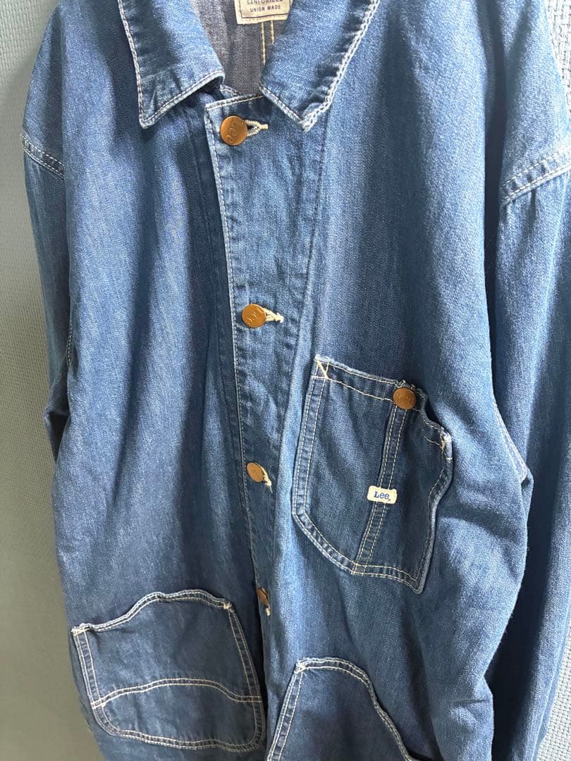【美品】Lee　デニム　カバーオール　91-Jタイプ　L　 ワークジャケット