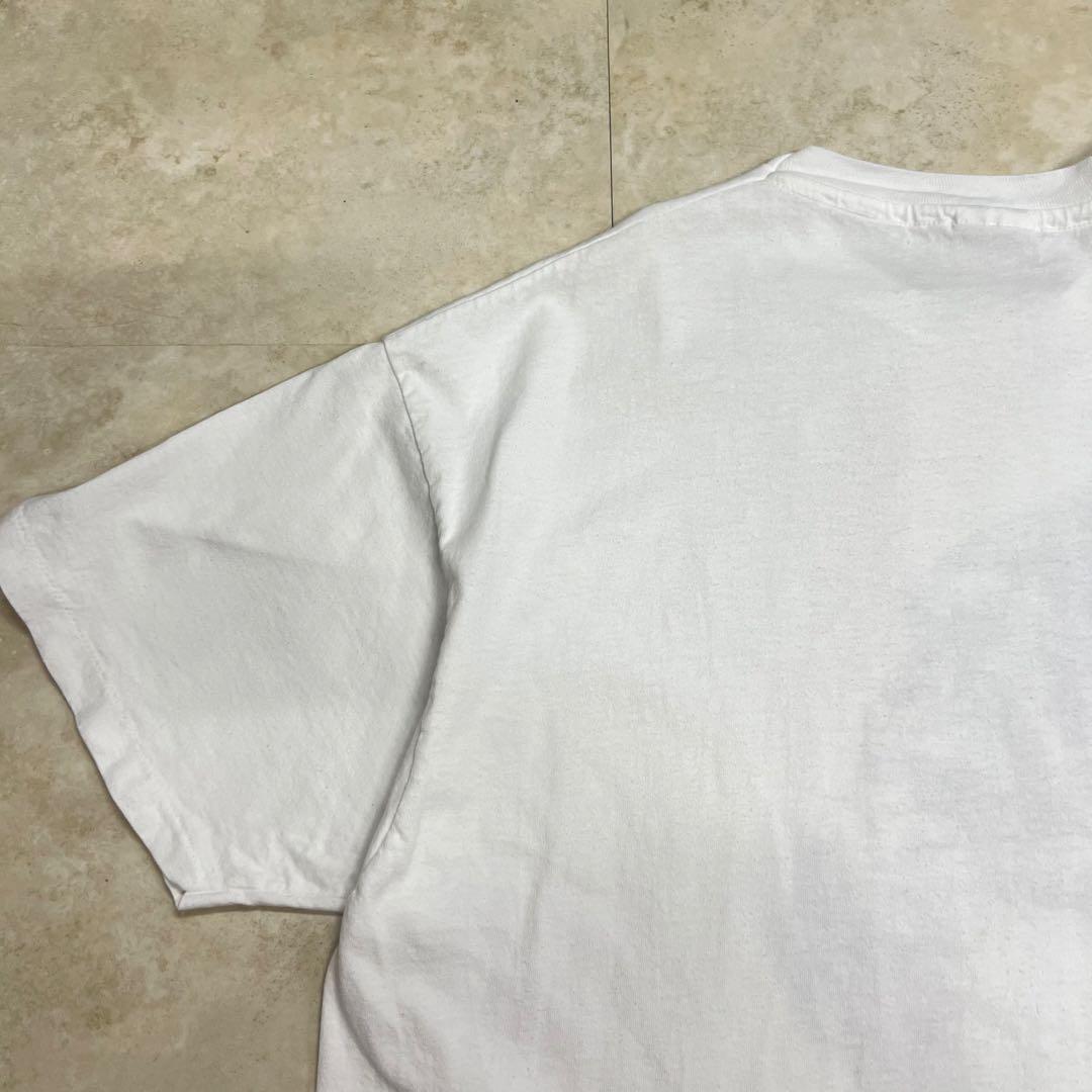 90s Human-i-tees print T-shirt ホワイト XXL