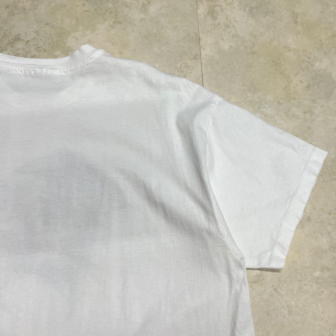 90s Human-i-tees print T-shirt ホワイト XXL
