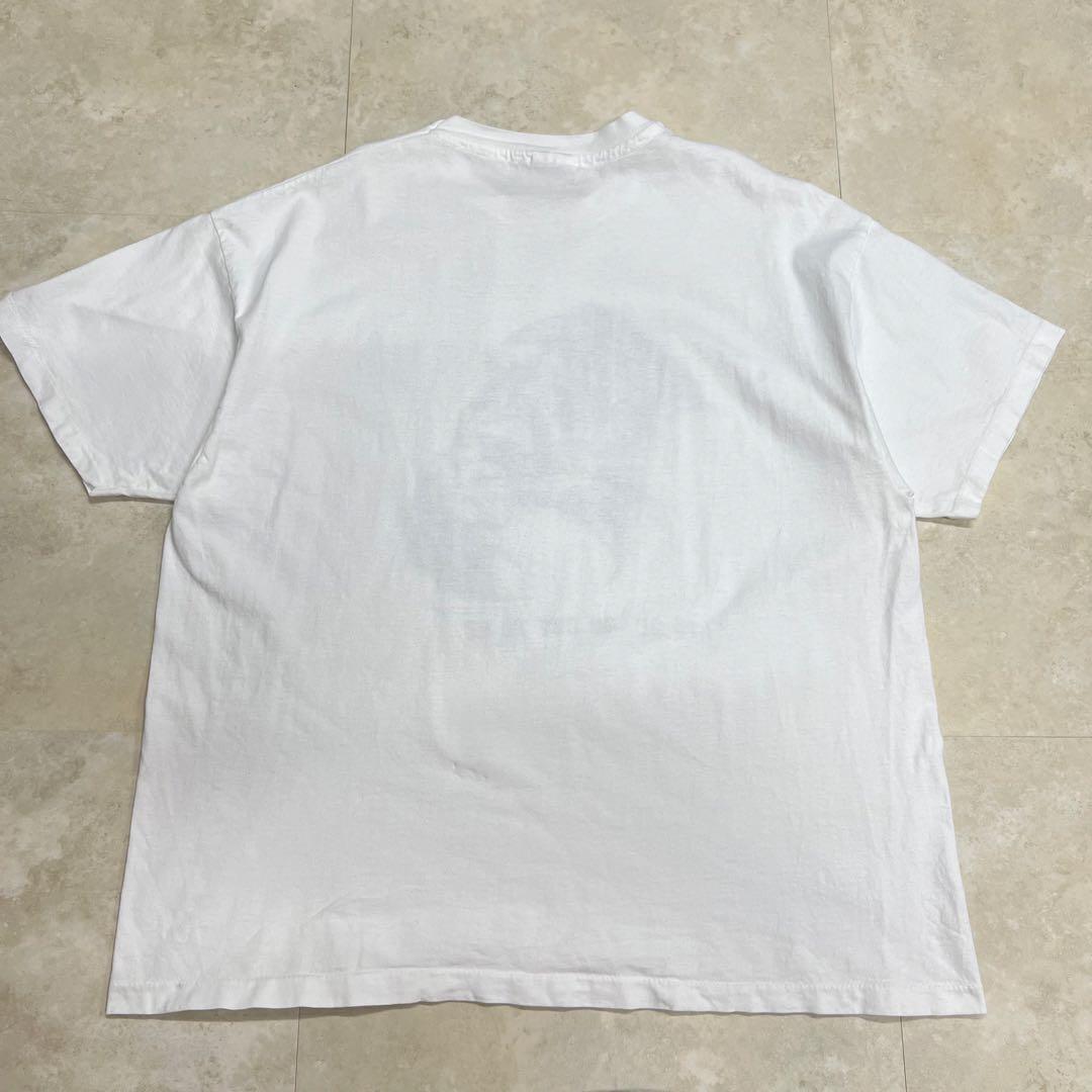 90s Human-i-tees print T-shirt ホワイト XXL