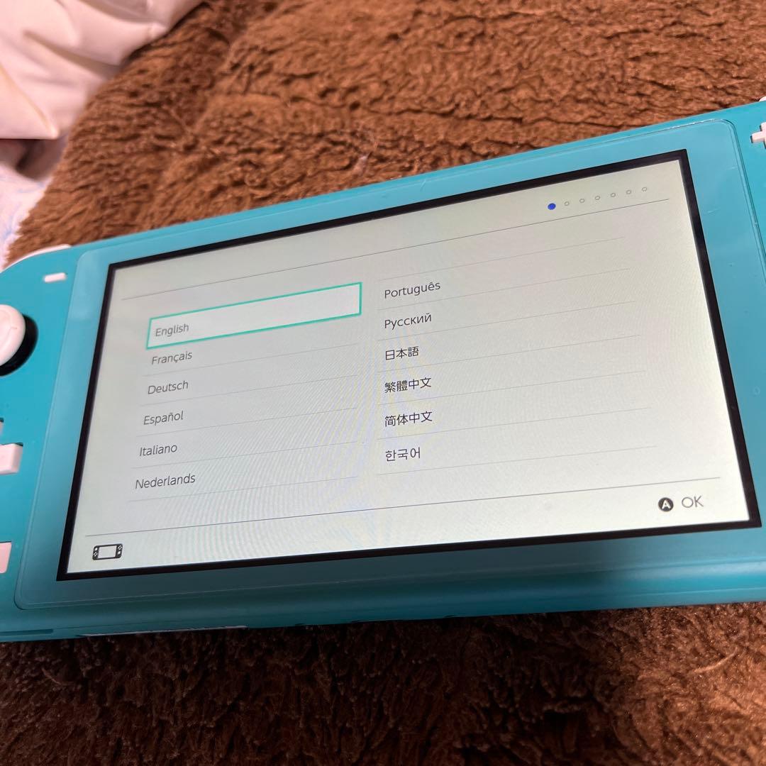 Nintendo Switch Lite ターコイズ + クリアケース