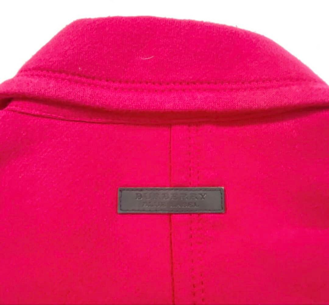 極美品 BURBERRY BLUE LABEL ジャケット 38ピンク 金ボタン