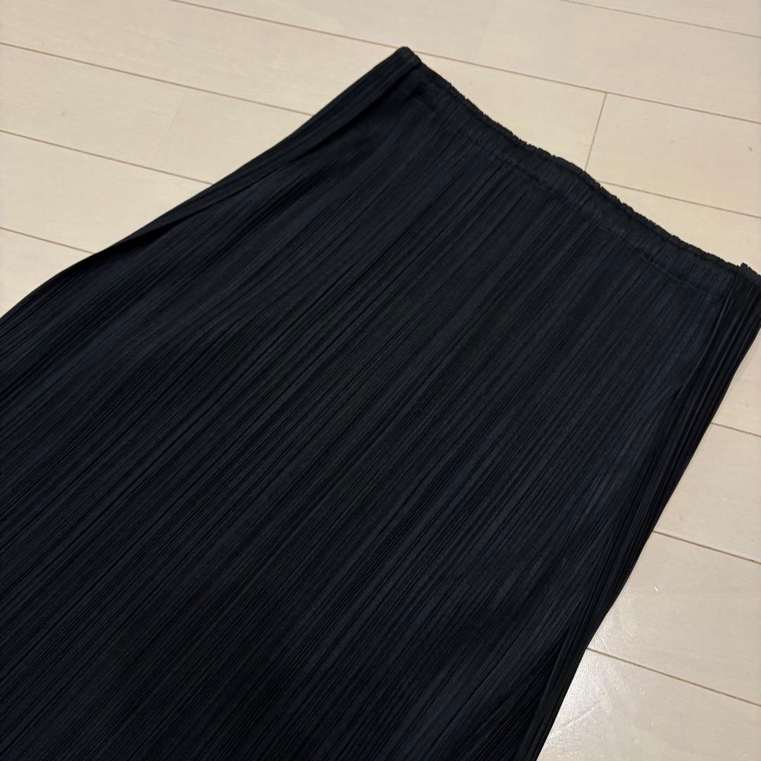 プリーツプリーズ　スカート サイズ2 黒　ISSEY MIYAKE