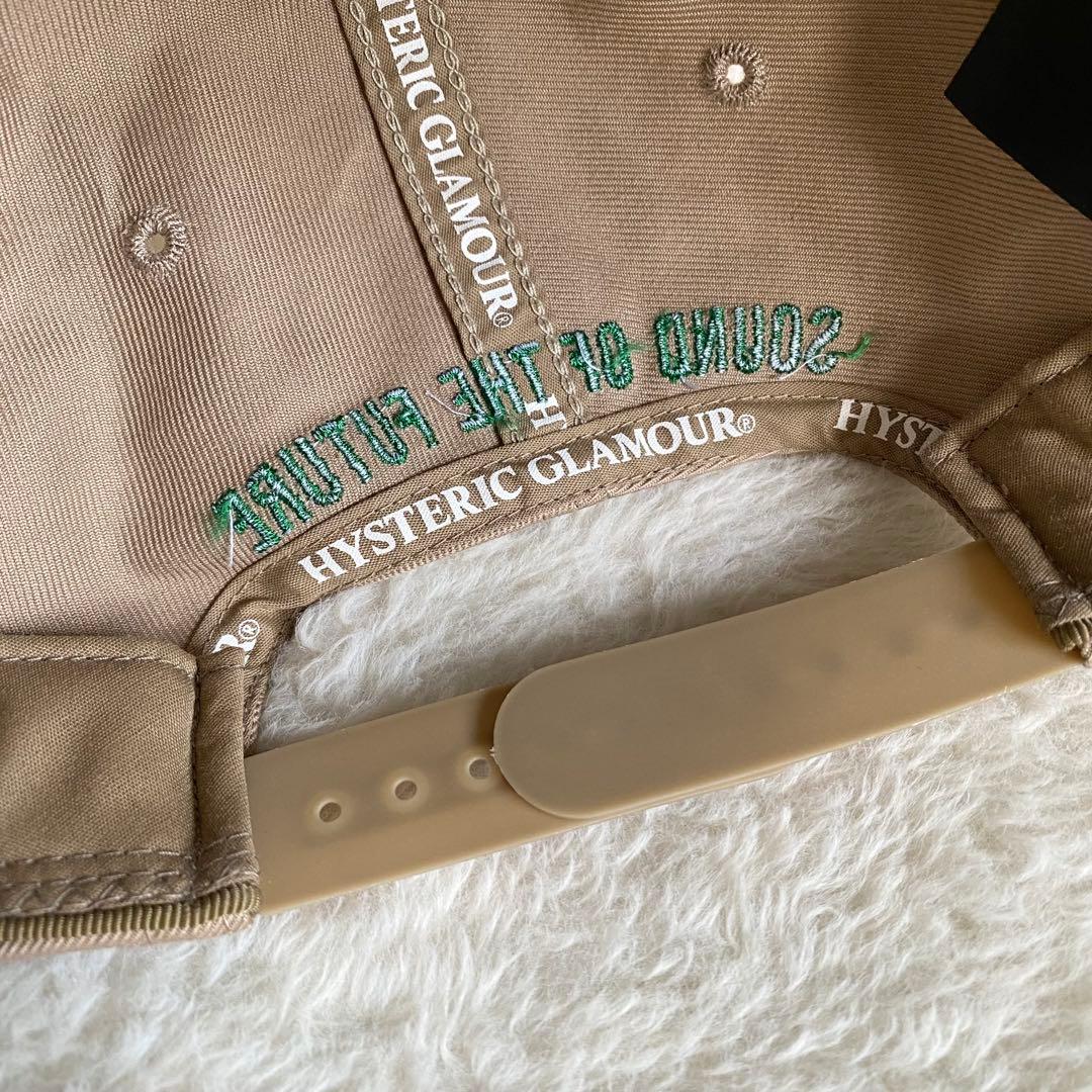 HYSTERIC GLAMOUR HG刺繍ロゴ　キャップ　ヒスガール　ベージュ