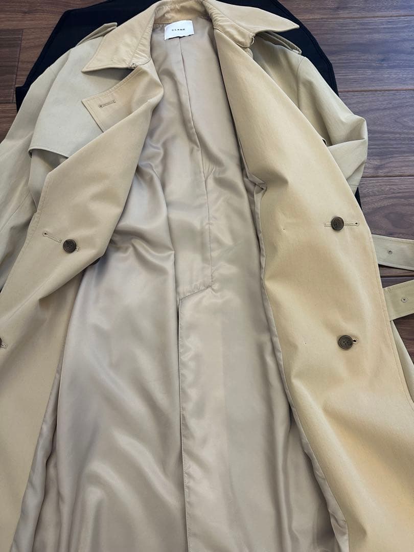 CLANE クラネ　LAYER LONG TRENCH COAT