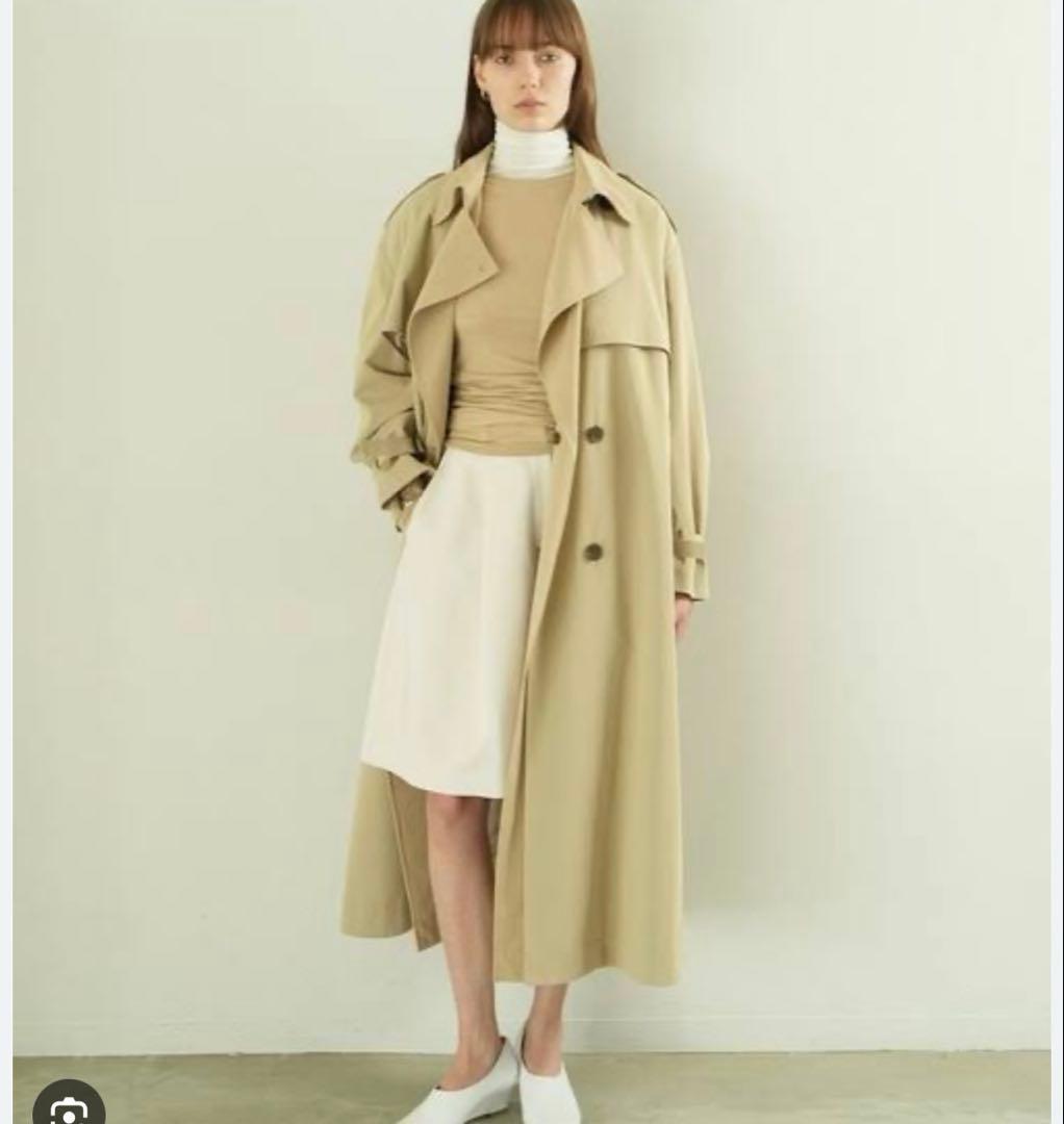 CLANE クラネ　LAYER LONG TRENCH COAT