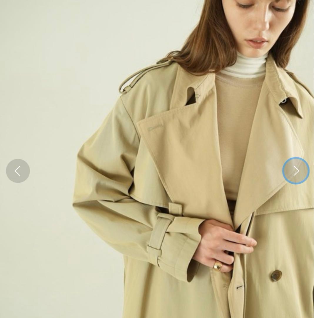 CLANE クラネ　LAYER LONG TRENCH COAT