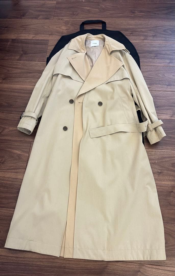 CLANE クラネ　LAYER LONG TRENCH COAT
