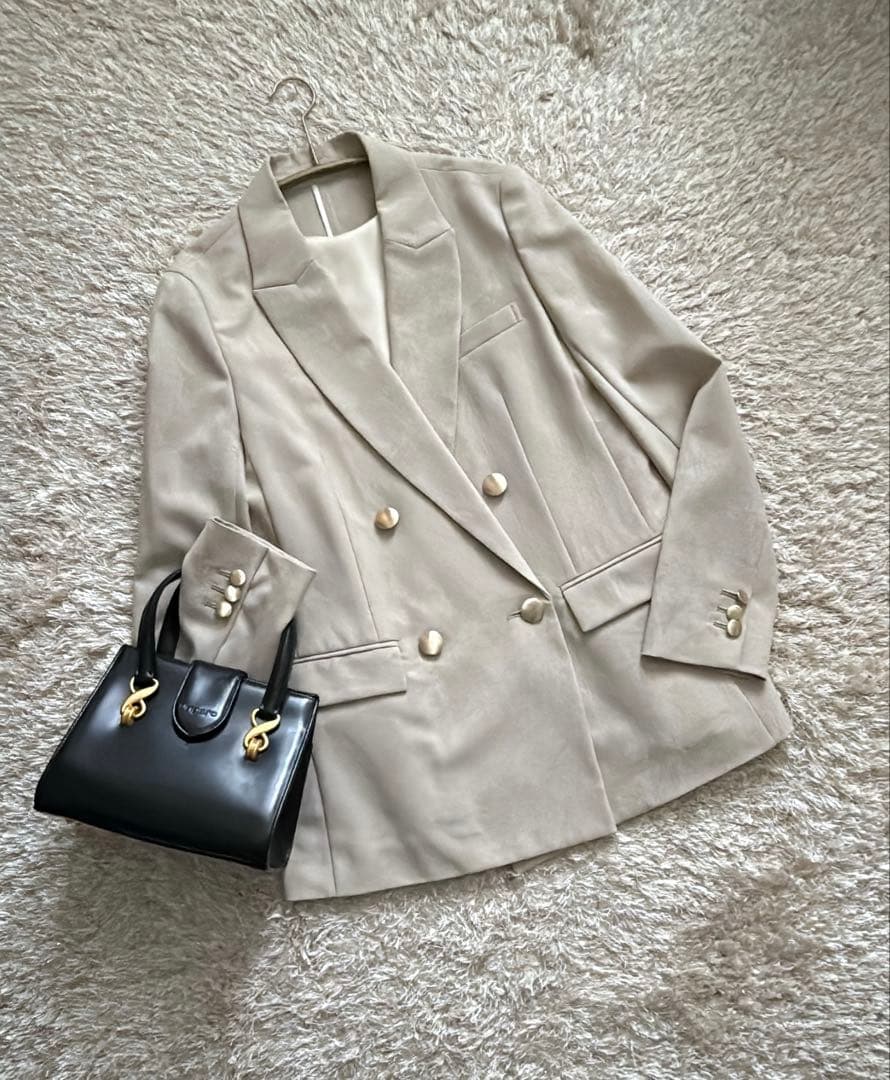 美品【NOLLEY'S】ウォッシャブルドライシャンブレーダブルジャケット