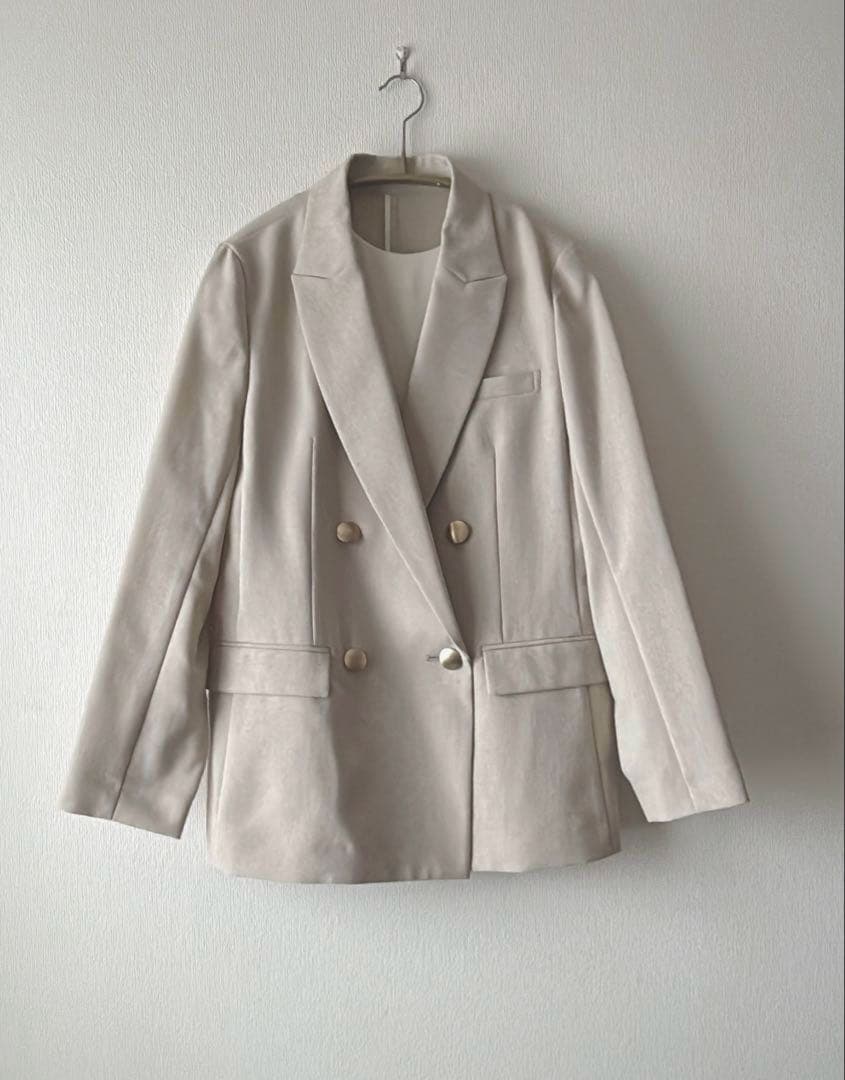 美品【NOLLEY'S】ウォッシャブルドライシャンブレーダブルジャケット