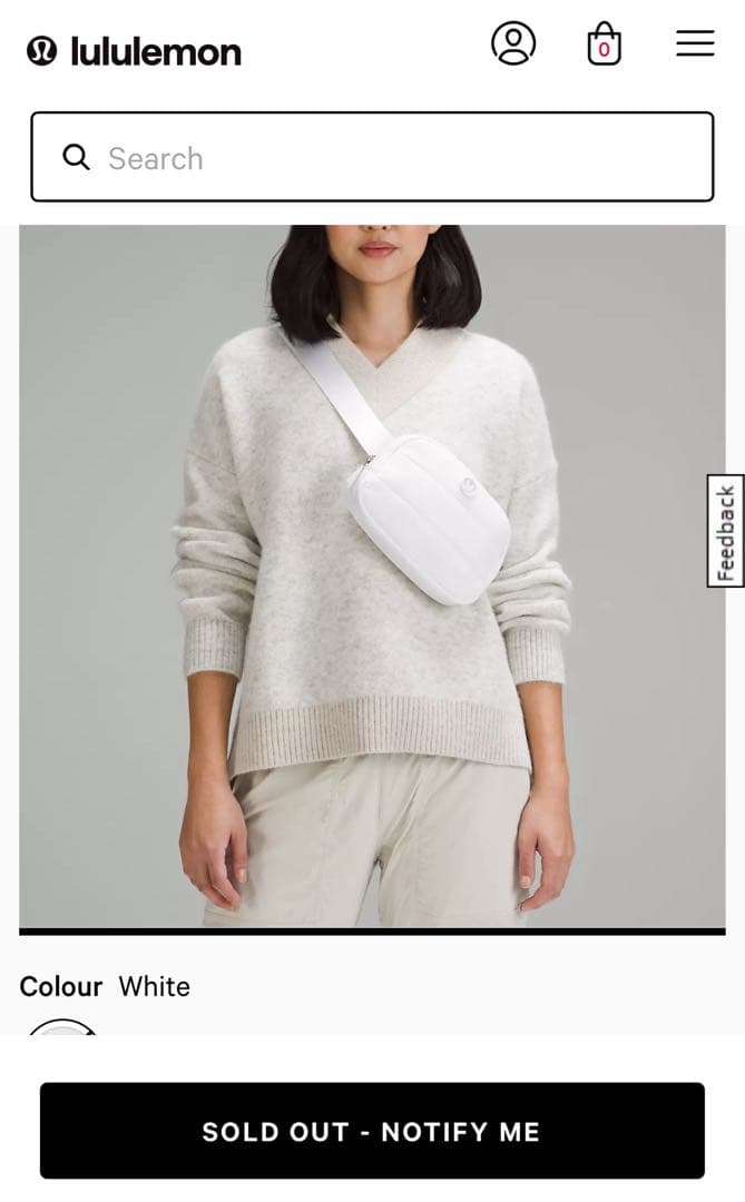 ルルレモンEverywhere Belt Bag Wunder Puff 2L