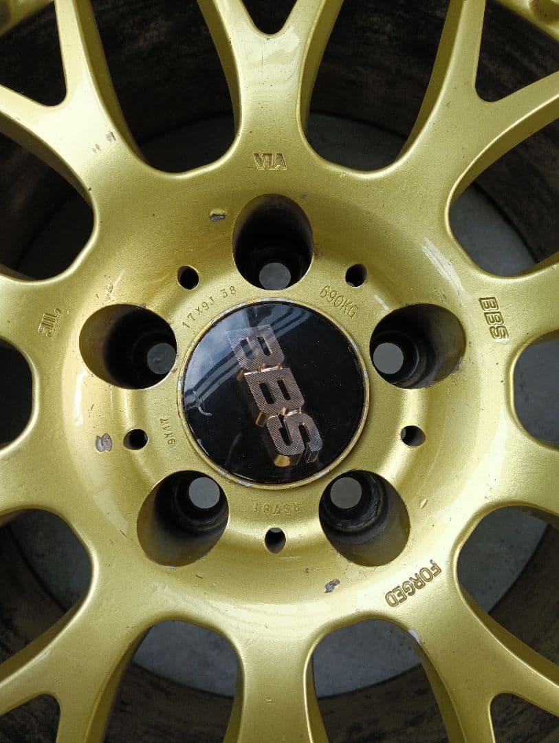 BBS RT2 鍛造 RS781 17インチ 9J+38 114.3 4本セット