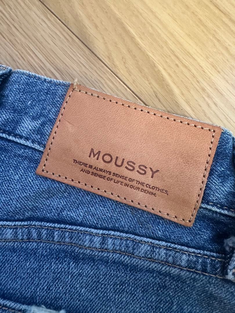 MOUSSY MVSフレア　マウジー　MVS FLARE 24 デニム