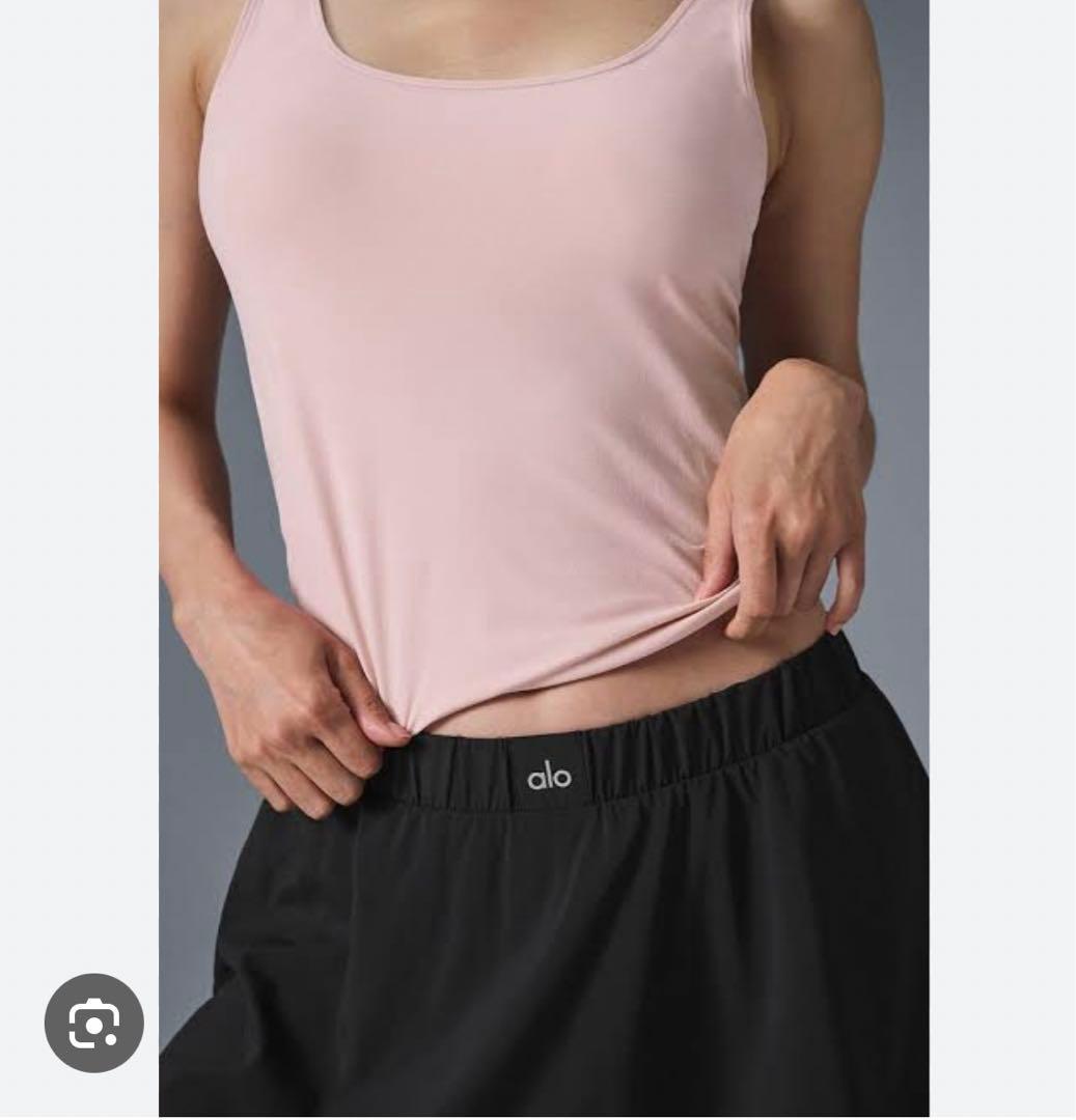 ヨガ・ピラティス ALOYOGA SHEER GLOOW TANK