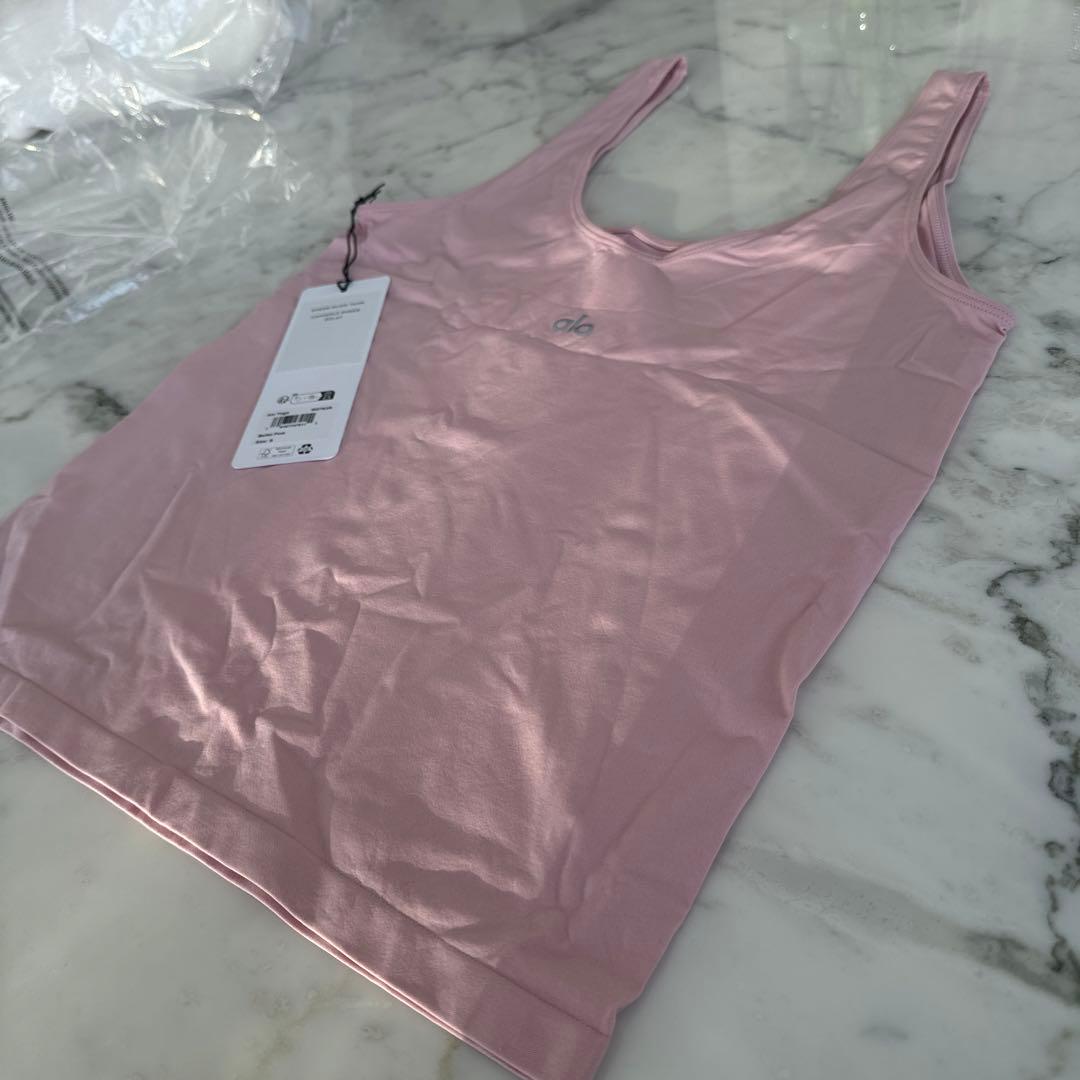 ヨガ・ピラティス ALOYOGA SHEER GLOOW TANK