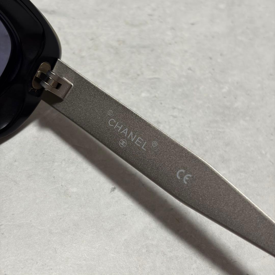 美品 CHANEL サングラス オーバル型 y2k 小ぶり レディース 箱付き