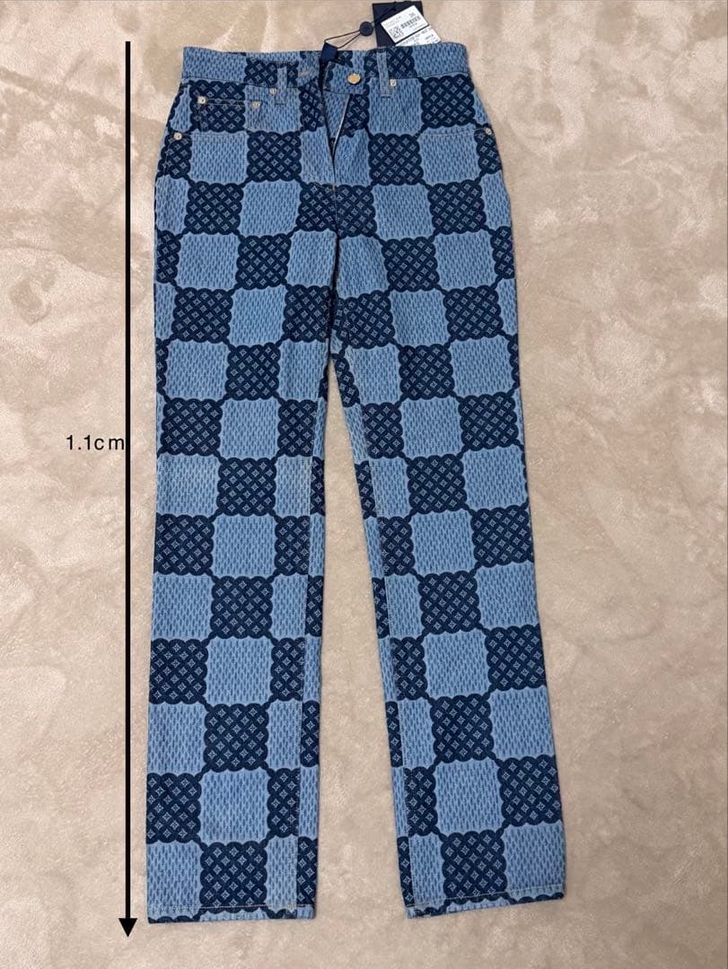 24秋冬 LOUIS VUITTON ダミエ デニムパンツ 季節問わず長く着れる