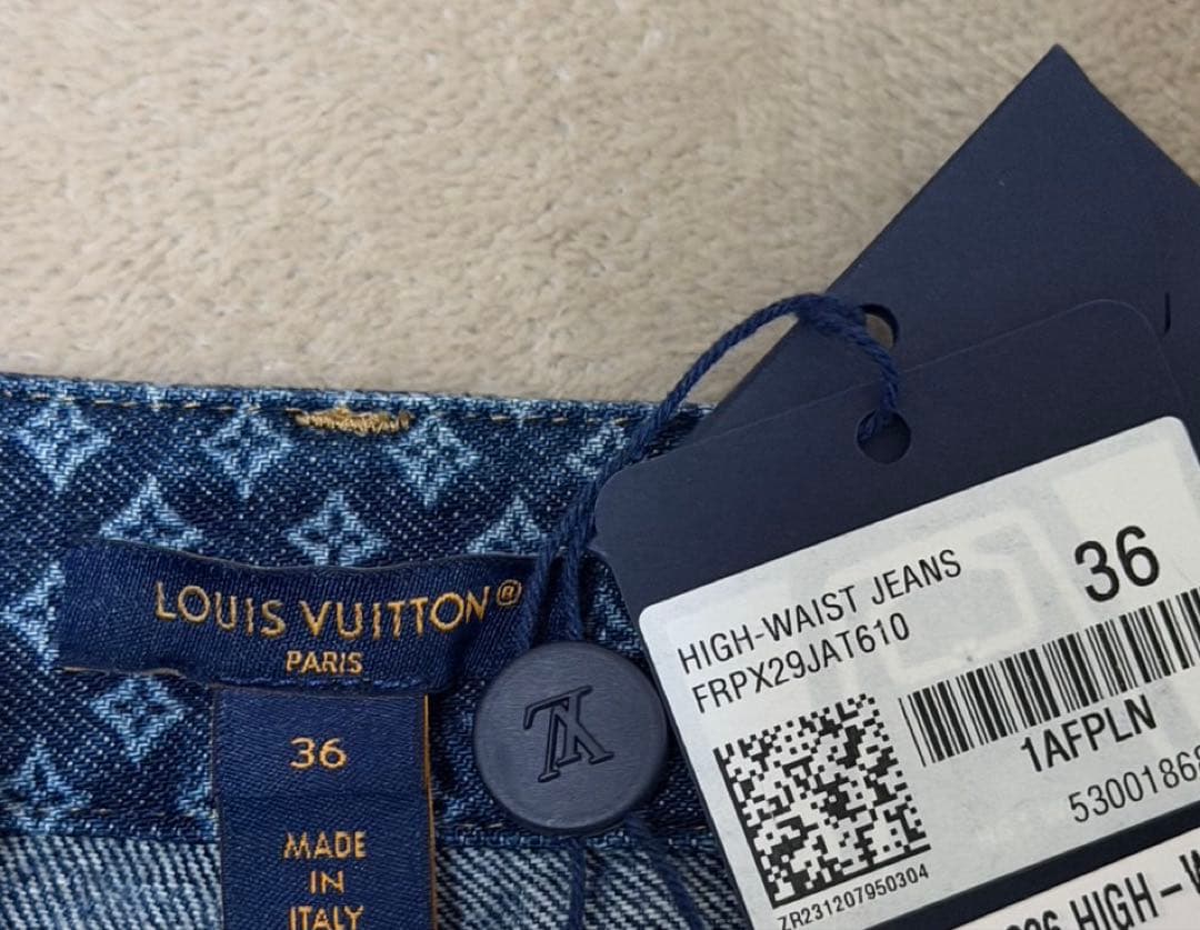 24秋冬 LOUIS VUITTON ダミエ デニムパンツ 季節問わず長く着れる