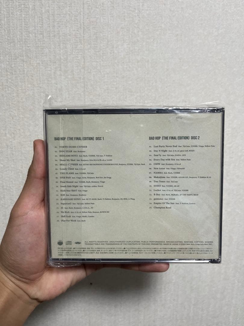 邦楽 BAD HOP THE FINAL CD