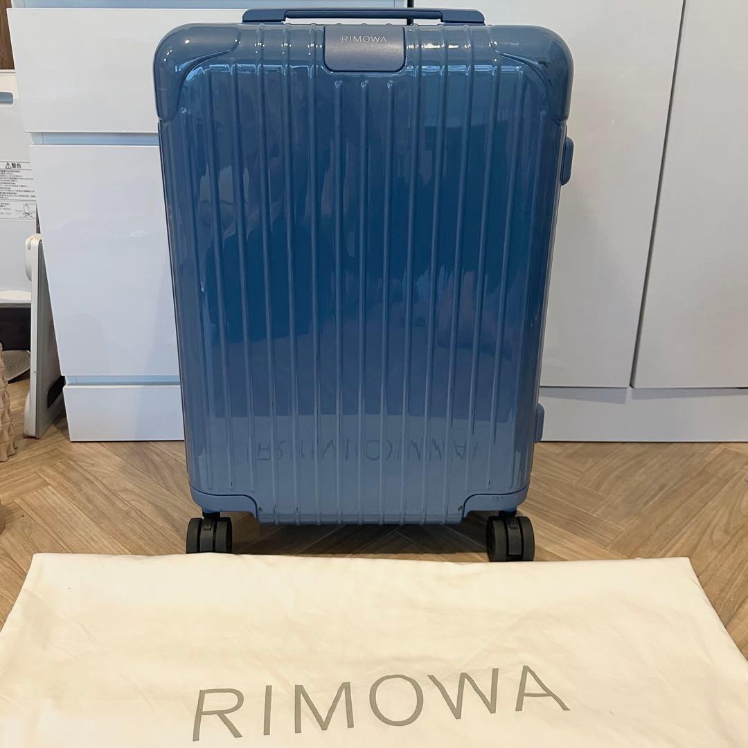 【美品】RIMOWA リモワ 4輪 スーツケース アズールブルー 機内持込み