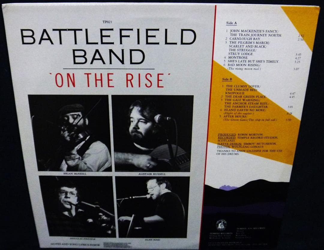 未使用 Battlefield Band - On The Rise /レコード