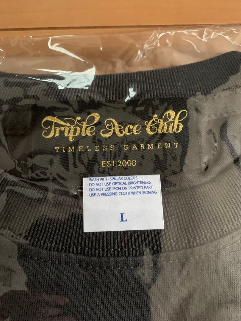 トップス TRIPLE ACE CLUB BANDANAHAWK Lsize BLACK