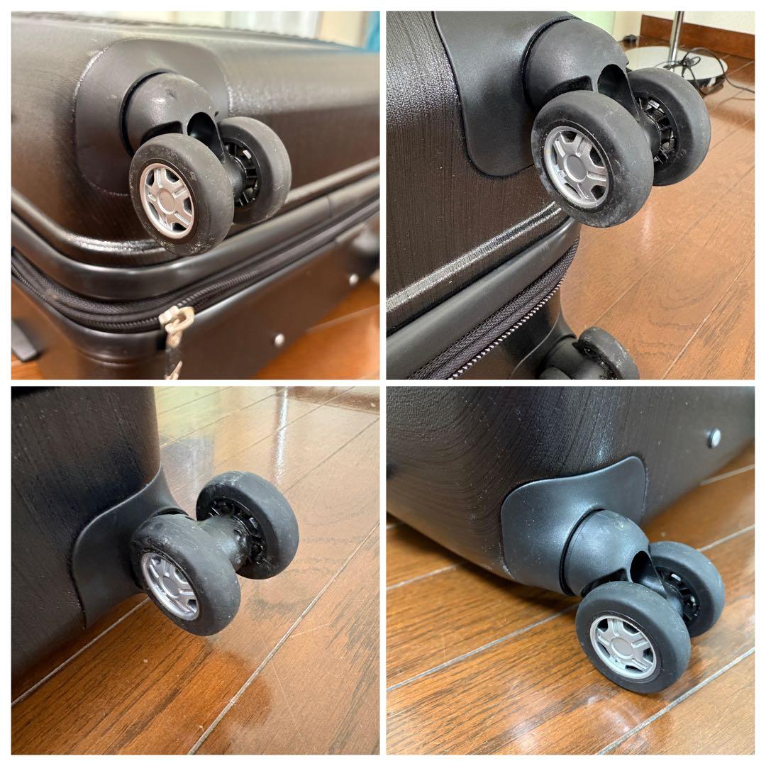 【大型95L】Samsonite グラヴテック 黒 4輪 軽量スーツケース　箱付