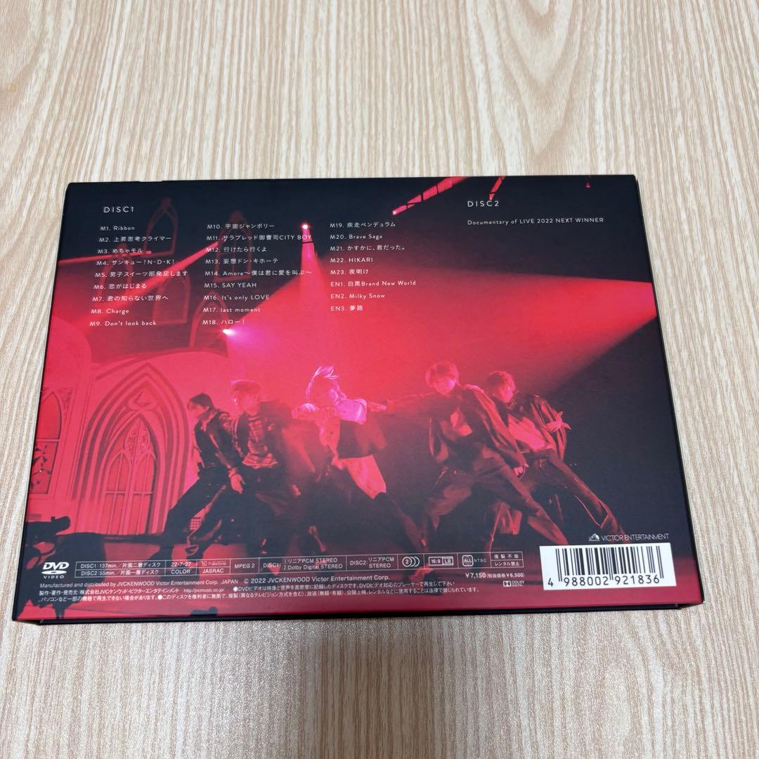 NEXT WINNER ライブDVD 2022年　Ｍ!LK
