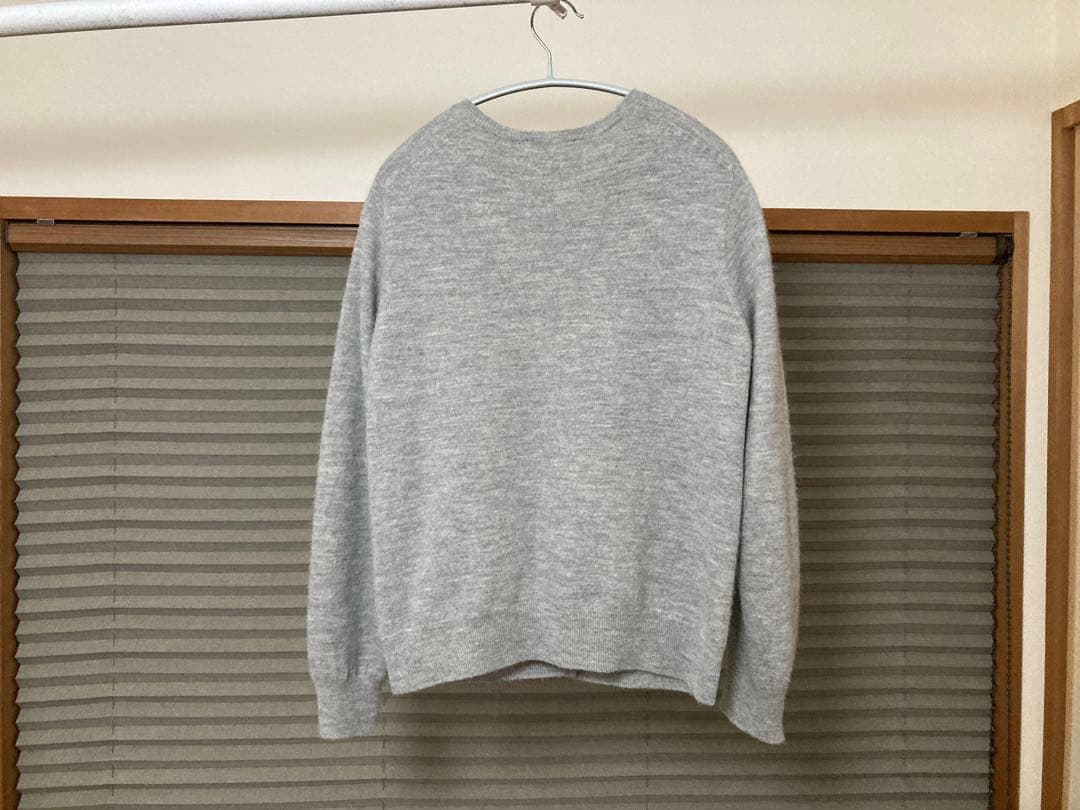 UNITED ARROWS 金ボタンウールカシミヤカーディガン　グレー