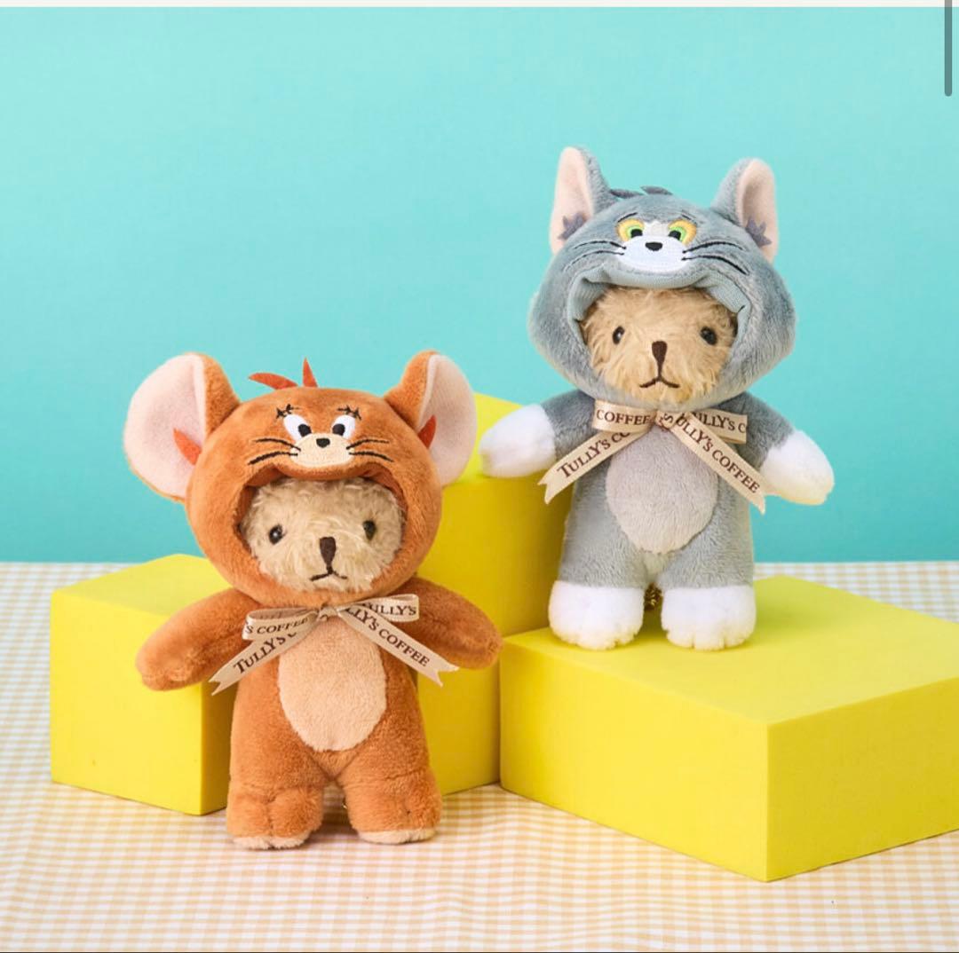 タリーズ トムとジェリー ベアフル　コラボ 2026 2体セット※ショッパー付き