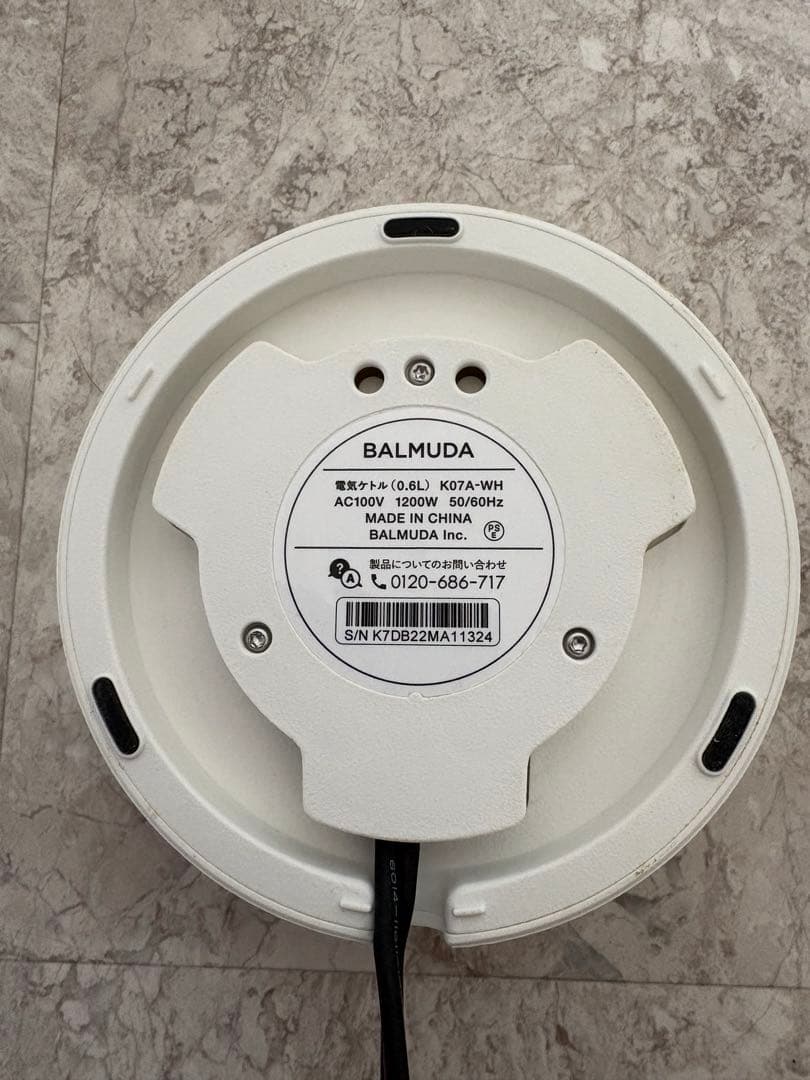 BALMUDA The Pot 電気ケトル バルミューダ　おしゃれ　※動作確認済